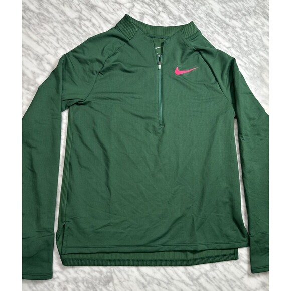 Nike Pro Elite Team Running Half Zip Top Made In USA DR5234-341 women Small NEW - Picture 1 of 8